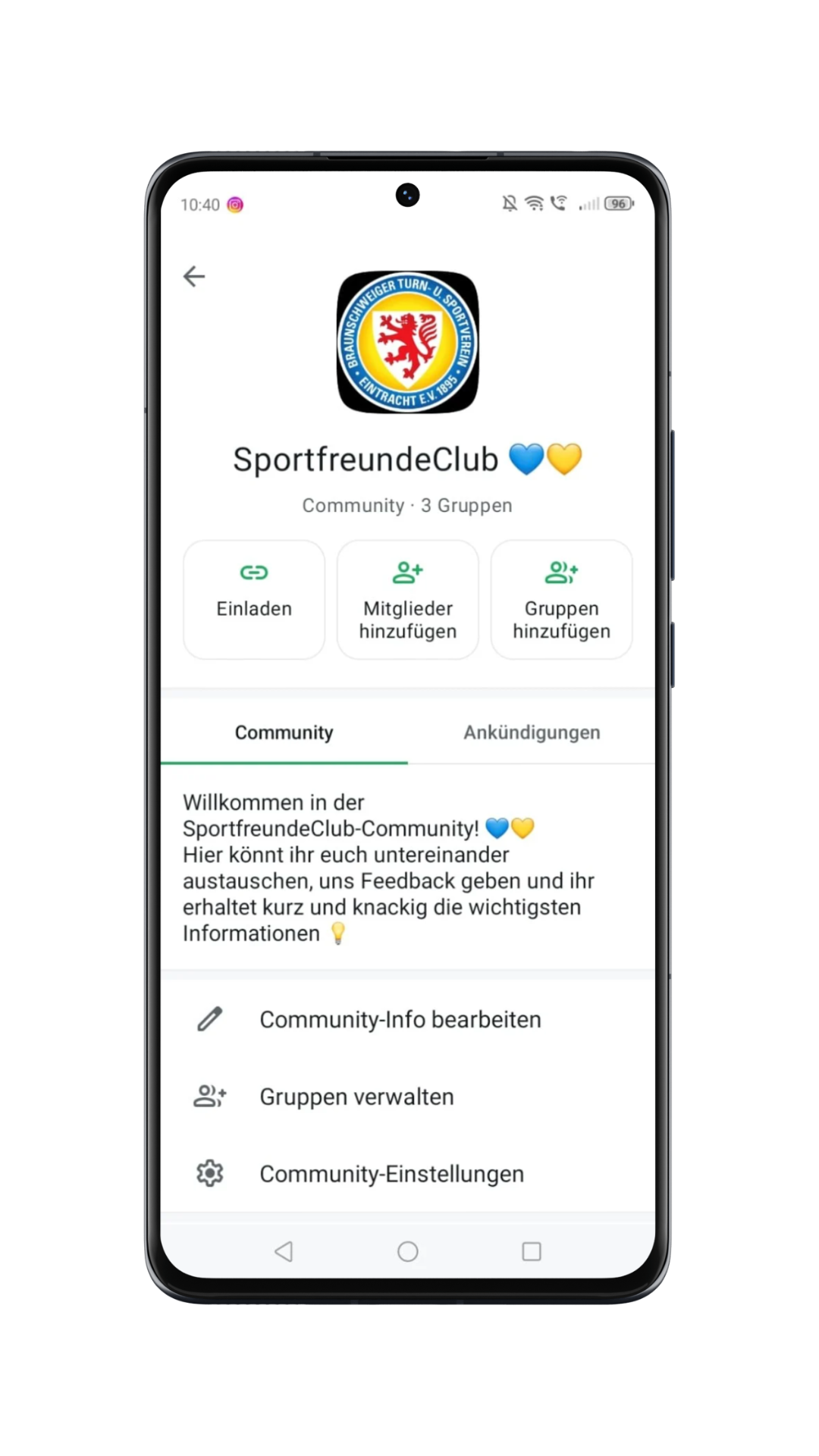 SPORTFREUNDECLUB-COMMUNITY JETZT AUCH BEI WHATSAPP!